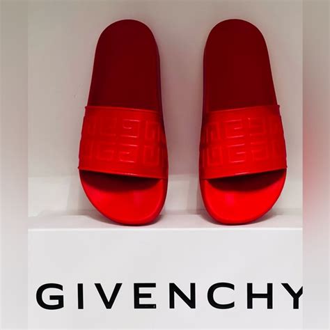 givenchy 4g embossed flat pool sandals|Givenchy 4G Embossed Flat Pool Sandals .